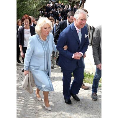Charles und Camilla beim Heurigen