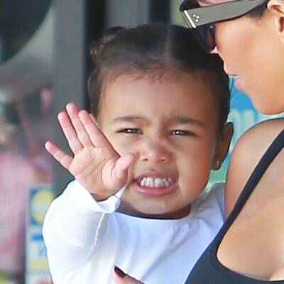 Kim Kardashian & Nori verlassen Tanzstudio