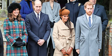 Kate William Meghan Harry Weihnachten