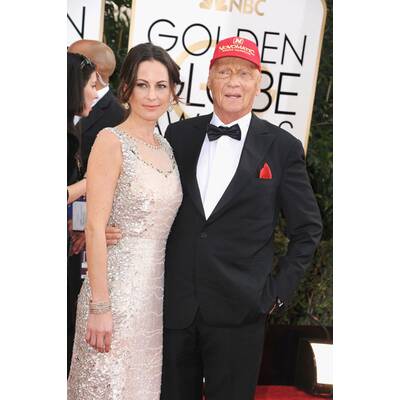 Niki Lauda amüsiert sich bei Golden Globes