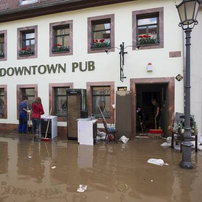 Deutschland versinkt im Hochwasser