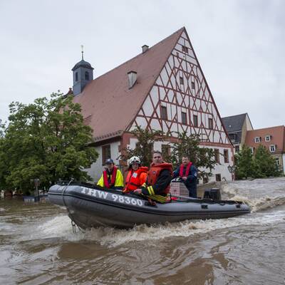 Deutschland versinkt im Hochwasser