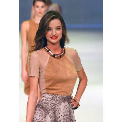 Miranda Kerr nach Babypause wieder am Catwalk