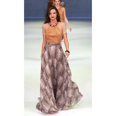 Miranda Kerr nach Babypause wieder am Catwalk