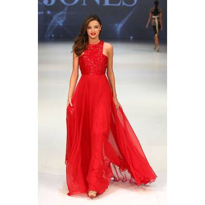 Miranda Kerr nach Babypause wieder am Catwalk