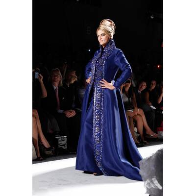 Kirstie Alley am Catwalk in NY