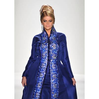 Kirstie Alley am Catwalk in NY