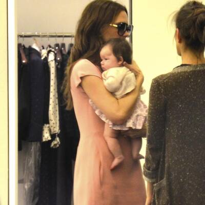 Victoria Beckham und Harper Seven beim Shoppen