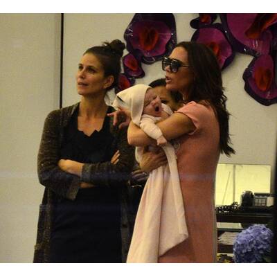 Victoria Beckham und Harper Seven beim Shoppen