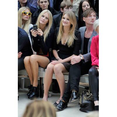 Front Row-Stars der London Fashion Week
