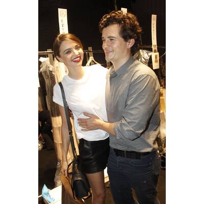 Miranda Kerr bei der Paris Fashion Week