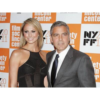 George Clooney & Stacy Keibler: Ihr erster Paarlauf