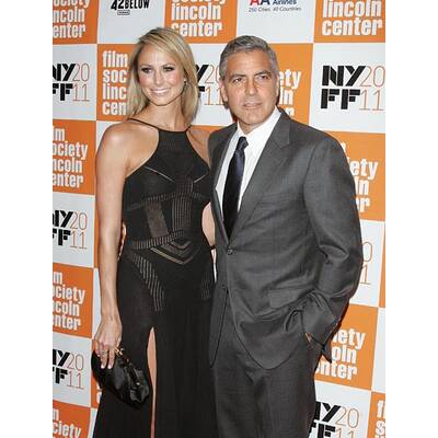George Clooney & Stacy Keibler: Ihr erster Paarlauf