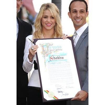 Shakira mit Stern auf Hollywood Walk of Fame verewigt