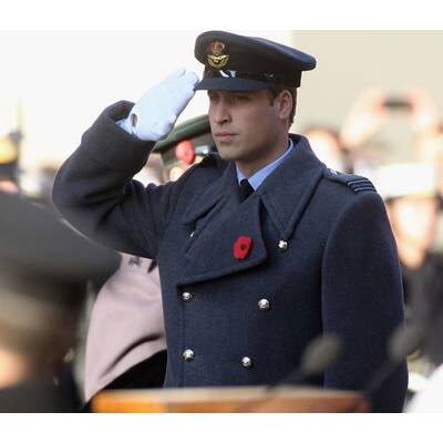 Volkstrauertag: Kate strahlte für William 