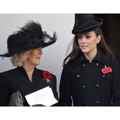 Volkstrauertag: Kate strahlte für William 