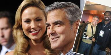 Stacy Keibler & George Clooney