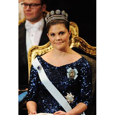 Schwedens Prinzessin strahlte in Stockholm.