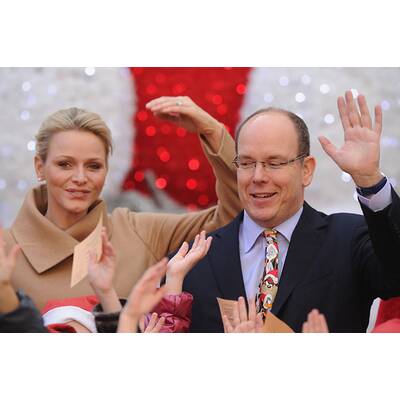 Die Fürstin kann offenbar gut mit Kindern....