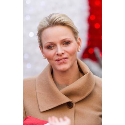 Die Fürstin kann offenbar gut mit Kindern....