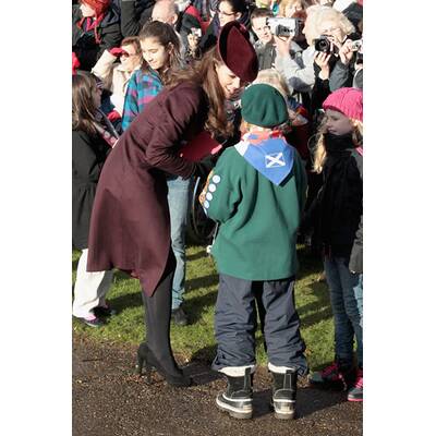 Kate strahlte bei royaler Messe