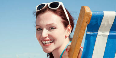 Urlaub; Liegestuhl, Strand