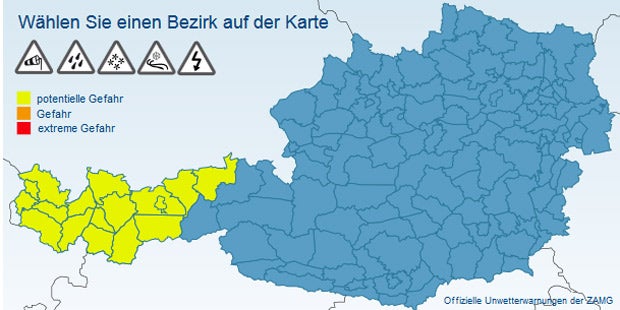 Hier drohen heute Gewitter