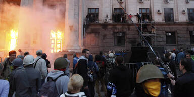 Ukraine: 38 Tote nach Straßenschlacht in Odessa