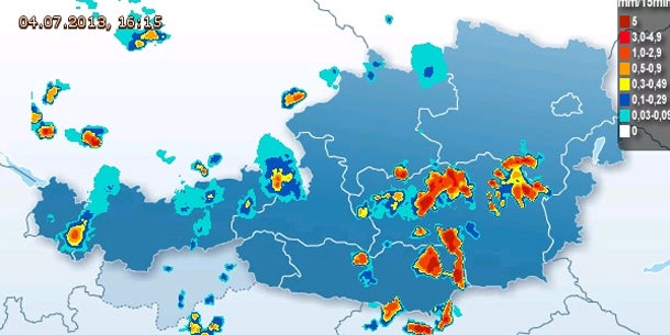 Sommer mit Abstrichen in Österreich