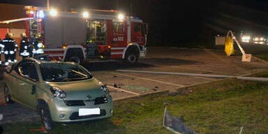 Gänserndorf: Mann rast in den Tod