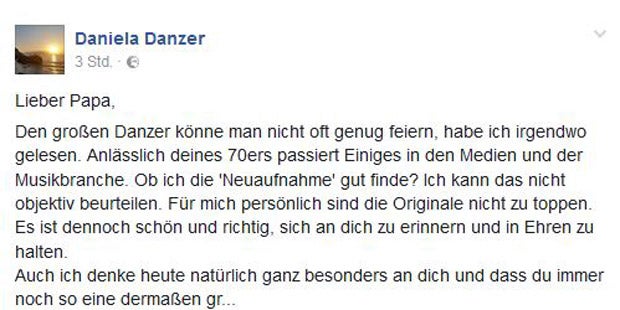 Danzer Tochter Posting