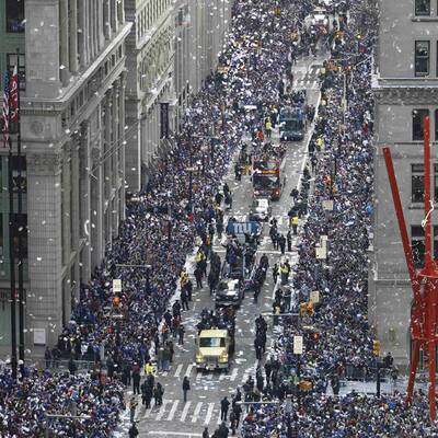 New York feiert seine Super Bowl-Helden