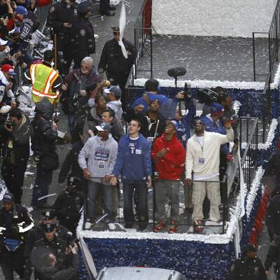 New York feiert seine Super Bowl-Helden