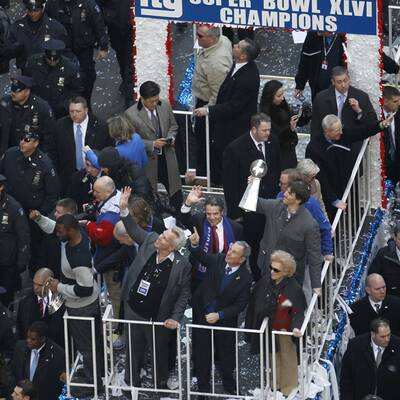 New York feiert seine Super Bowl-Helden