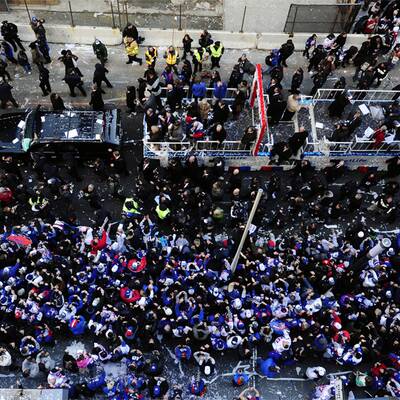 New York feiert seine Super Bowl-Helden