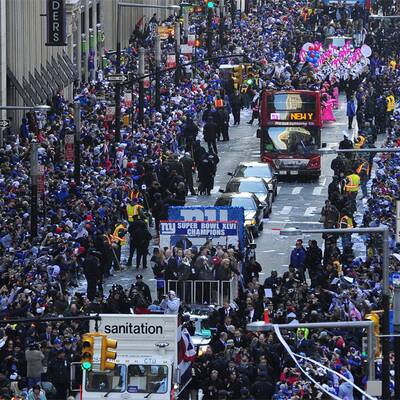 New York feiert seine Super Bowl-Helden