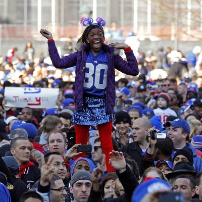 New York feiert seine Super Bowl-Helden