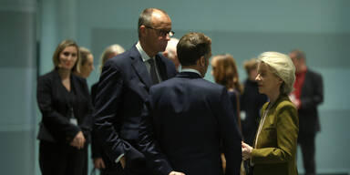 Merz, Macron, von der Leyen