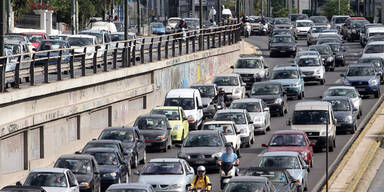 Verkehr in Athen lahmgelegt