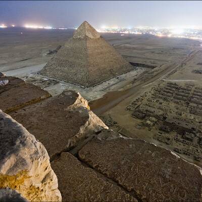 Skywalker besteigen Pyramiden von Gizeh