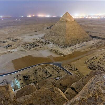 Skywalker besteigen Pyramiden von Gizeh