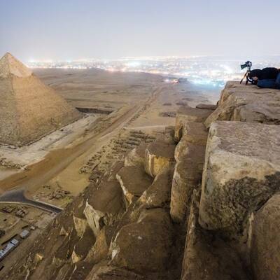 Skywalker besteigen Pyramiden von Gizeh