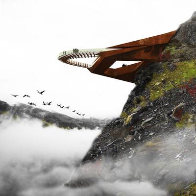 Traumhafter Ausblick in die Tiefe - aber nur für ganz Mutige!