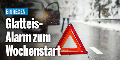 Glatteis-Alarm zum Wochenstart