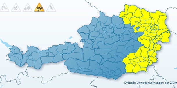 Glatteisgefahr auf den Straßen