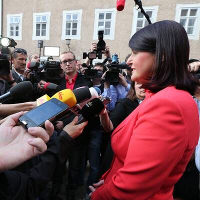 Abtritt von der politischen Bühne nach dem Wahldebakel von Salzburg.