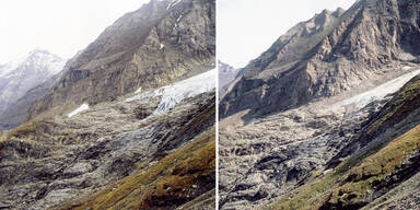 Gletscher weiter auf dem Rückzug