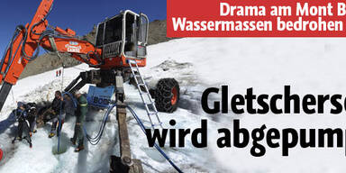 Gletschersee bedroht hunderte Familien