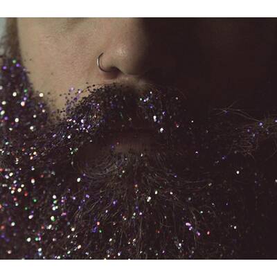 Weihnachtstrend: Glitzerbärte