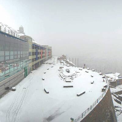 Zugspitze, 31Zentimeter Schnee 